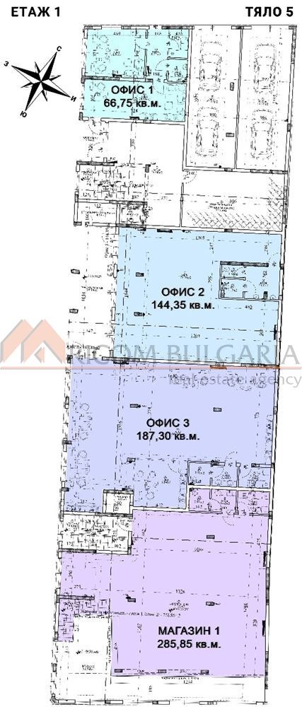 En venta  Oficina Varna , Tsentralna poshta , 163 metros cuadrados | 50247720