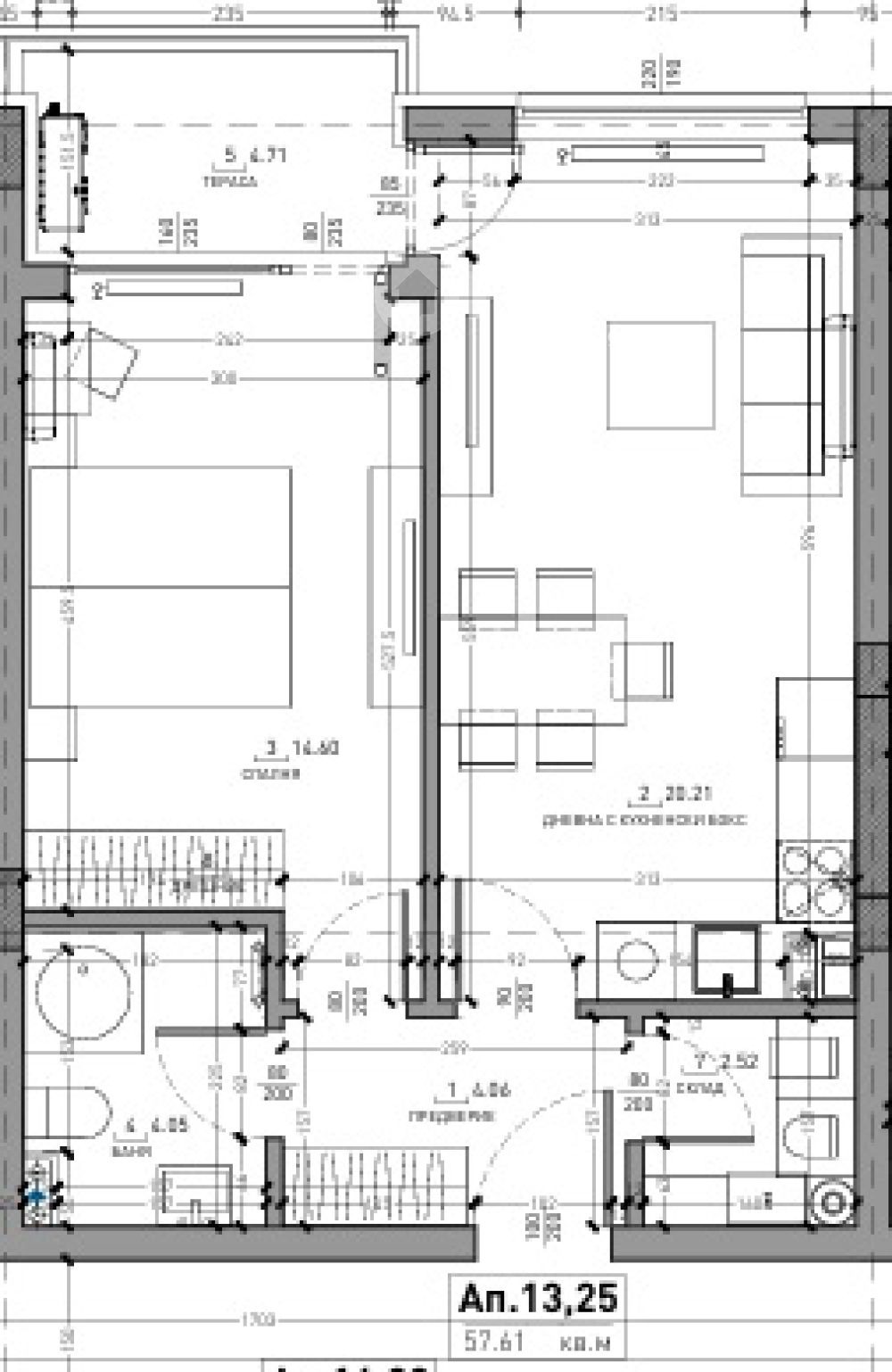 Продава 2-СТАЕН, гр. София, Малинова долина, снимка 3 - Апартаменти - 55119557
