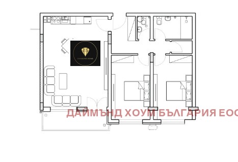 À venda  2 quartos Plovdiv , Mladejki Halm , 115 m² | 77799225 - imagem [2]