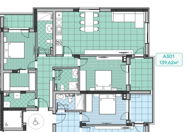 Продается  2 спальни область Бургас , Несебър , 139 кв.м | 76457855 - изображение [2]