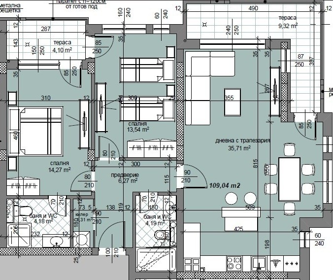 Продава 3-СТАЕН, гр. Пловдив, Христо Смирненски, снимка 3 - Апартаменти - 55301752