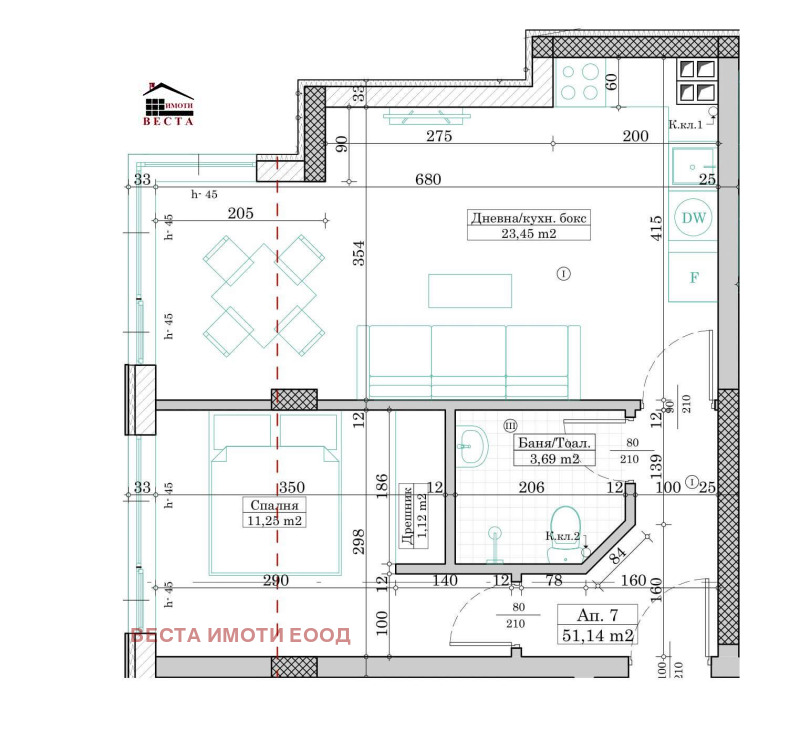 À vendre  2 chambres Varna , Levski 1 , 102 m² | 10641853 - image [2]