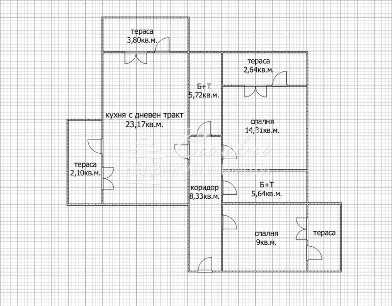 Zu verkaufen  2 Schlafzimmer Targowishte , Zentar , 120 qm | 68198322 - Bild [11]