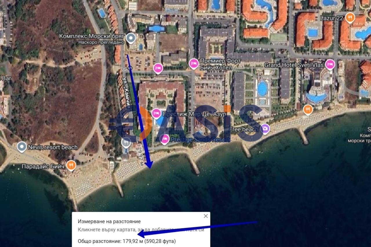 Продава 2-СТАЕН, гр. Свети Влас, област Бургас, снимка 14 - Апартаменти - 53826250