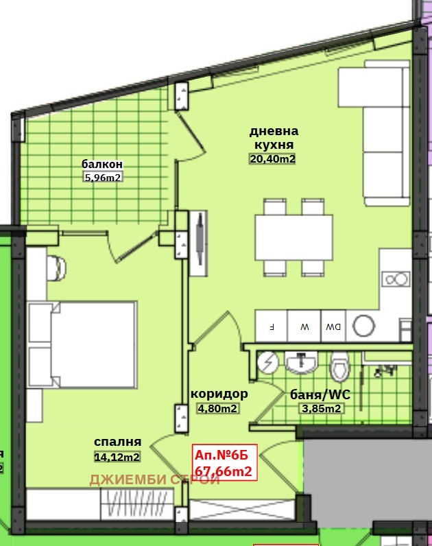 Продава 2-СТАЕН, гр. Бургас, област Бургас, снимка 4 - Aпартаменти - 48388935