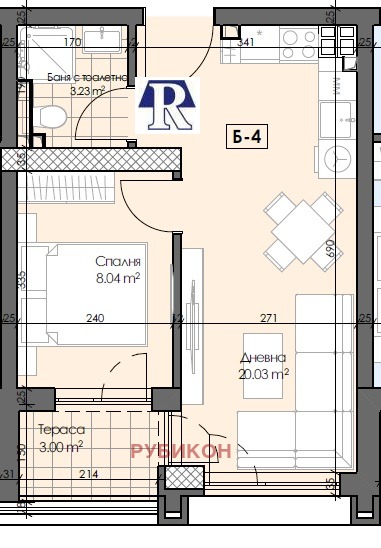 Продава  2-стаен град Пловдив , Гагарин , 53 кв.м | 42969489 - изображение [2]