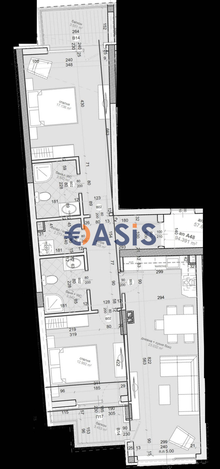 Продава 3-СТАЕН, гр. Бургас, Център, снимка 4 - Апартаменти - 54935284