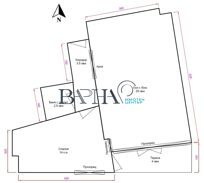 Продава  2-стаен град Варна , Център , 60 кв.м | 38900891 - изображение [8]