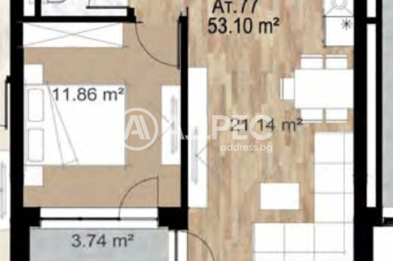 Na sprzedaż  1 sypialnia Sofia , Serdika , 64 mkw | 33376029 - obraz [3]