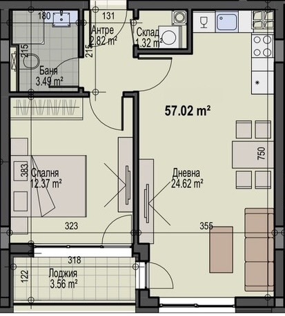 For Sale  1 bedroom Sofia , Manastirski livadi , 67 sq.m | 94602885 - image [4]