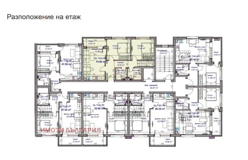 Продаја  2 спаваће собе Варна , Младост 1 , 220 м2 | 44610089 - слика [15]