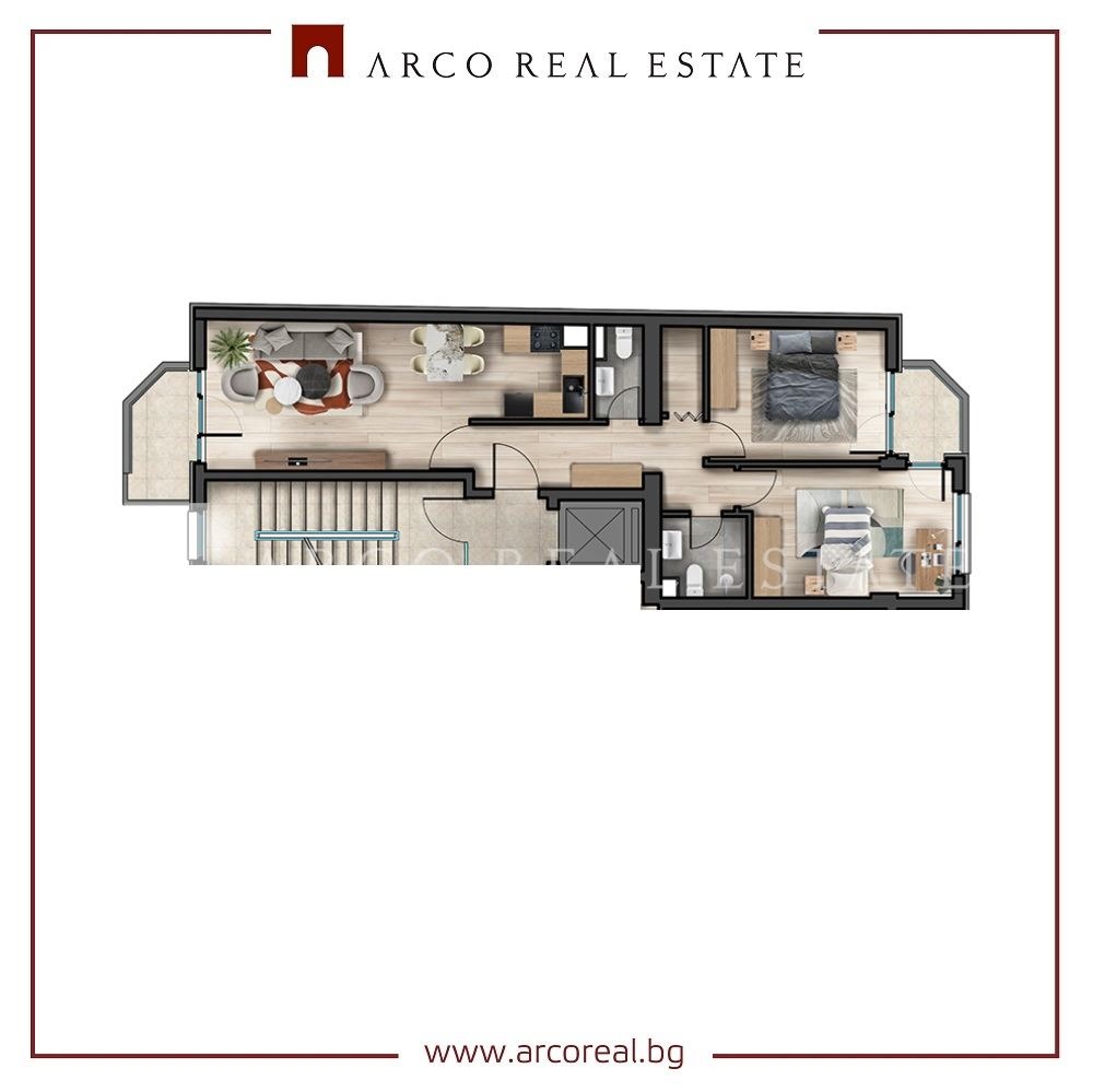 Продава 3-СТАЕН, гр. София, Център, снимка 2 - Апартаменти - 52704118