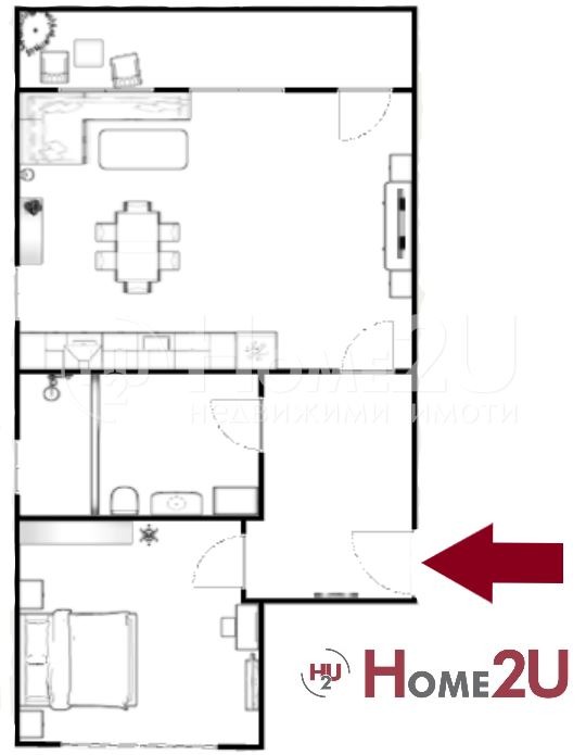 Продава 2-СТАЕН, гр. Пловдив, Южен, снимка 7 - Апартаменти - 53026350