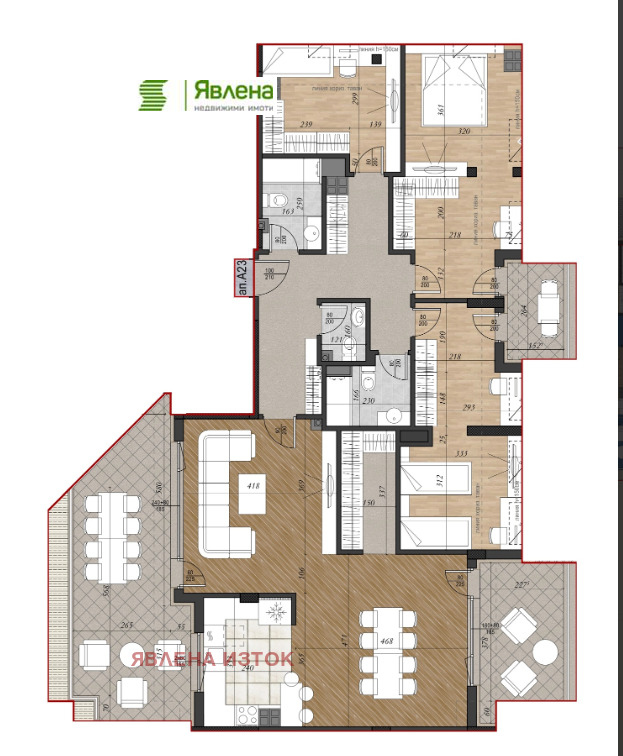 Продава 4-СТАЕН, гр. София, Лозенец, снимка 5 - Апартаменти - 53360874