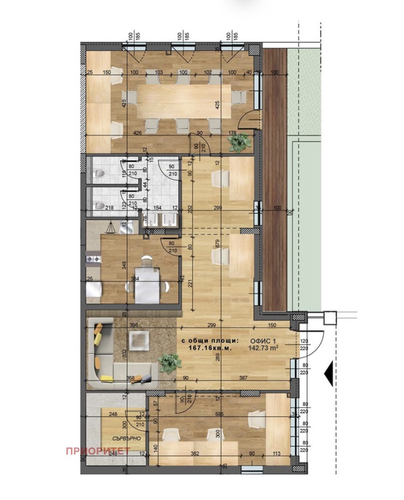 Na prodej  Kancelář Sofia , Malinova dolina , 190 m2 | 95870041 - obraz [7]