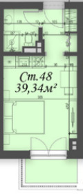 Продава  1-стаен област Бургас , к.к. Слънчев бряг , 39 кв.м | 16798825 - изображение [2]