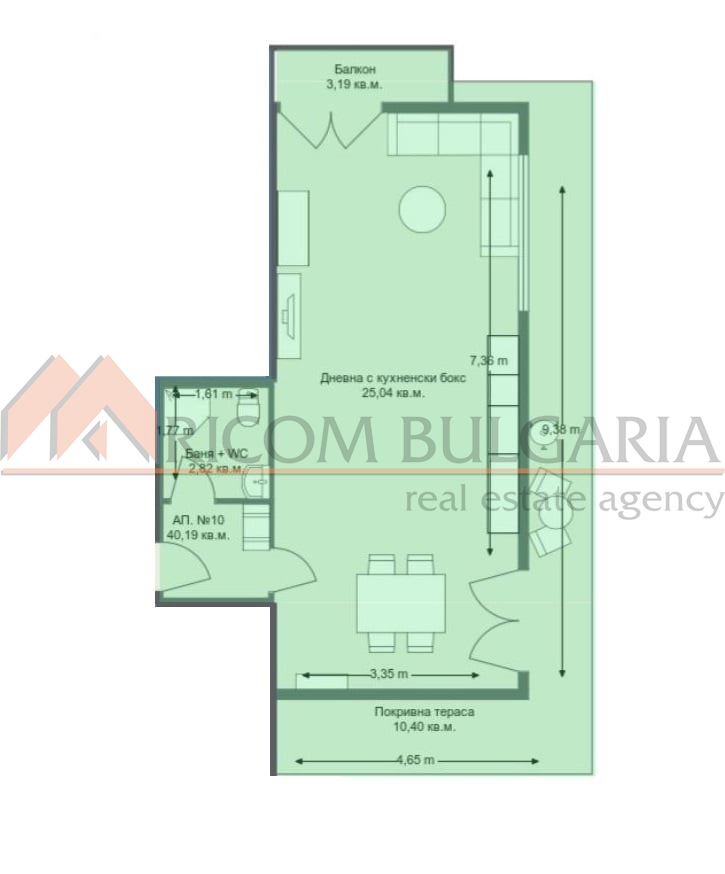 Продава 1-СТАЕН, гр. Варна, Виница, снимка 15 - Апартаменти - 53856888