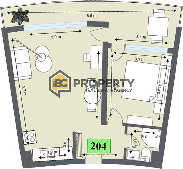 Продава 2-СТАЕН, гр. Обзор, област Бургас, снимка 2 - Апартаменти - 53163430