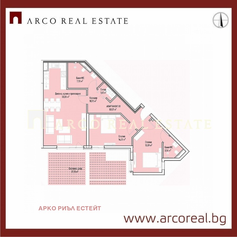 Продаја  2 спаваће собе Софија , Младост 4 , 125 м2 | 21609698