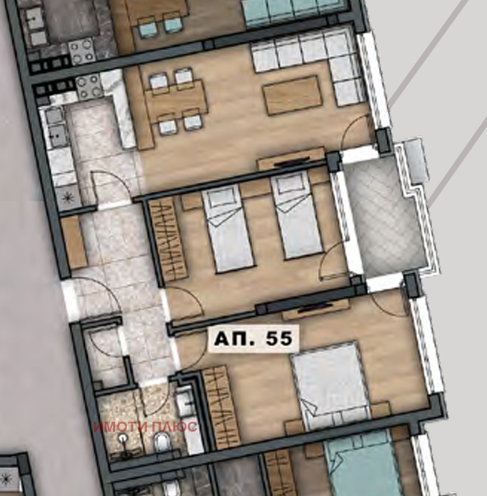 Продава 3-СТАЕН, гр. София, Малинова долина, снимка 2 - Апартаменти - 53110976