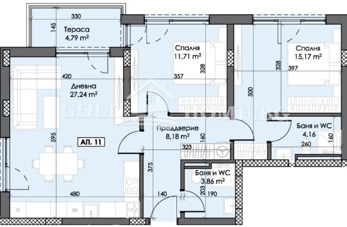 Продава 3-СТАЕН, гр. Пловдив, Тракия, снимка 6 - Апартаменти - 54883706