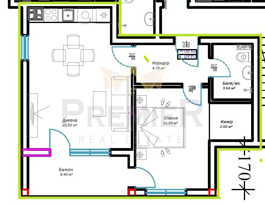 Продава 2-СТАЕН, гр. Варна, Възраждане 3, снимка 6 - Апартаменти - 53982137