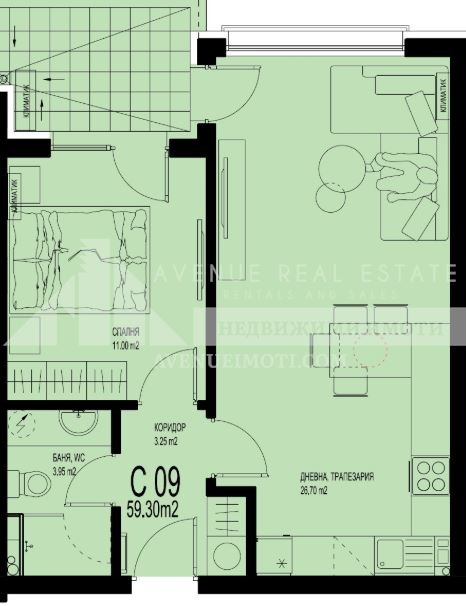 Продава 2-СТАЕН, гр. Пловдив, Христо Смирненски, снимка 2 - Апартаменти - 53643712