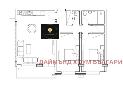 Продава 3-СТАЕН, гр. Пловдив, Младежки Хълм, снимка 2 - Aпартаменти - 47940347