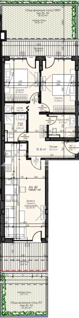 In vendita  2 camere da letto Burgas , Sarafovo , 147 mq | 29379089 - Immagine [2]