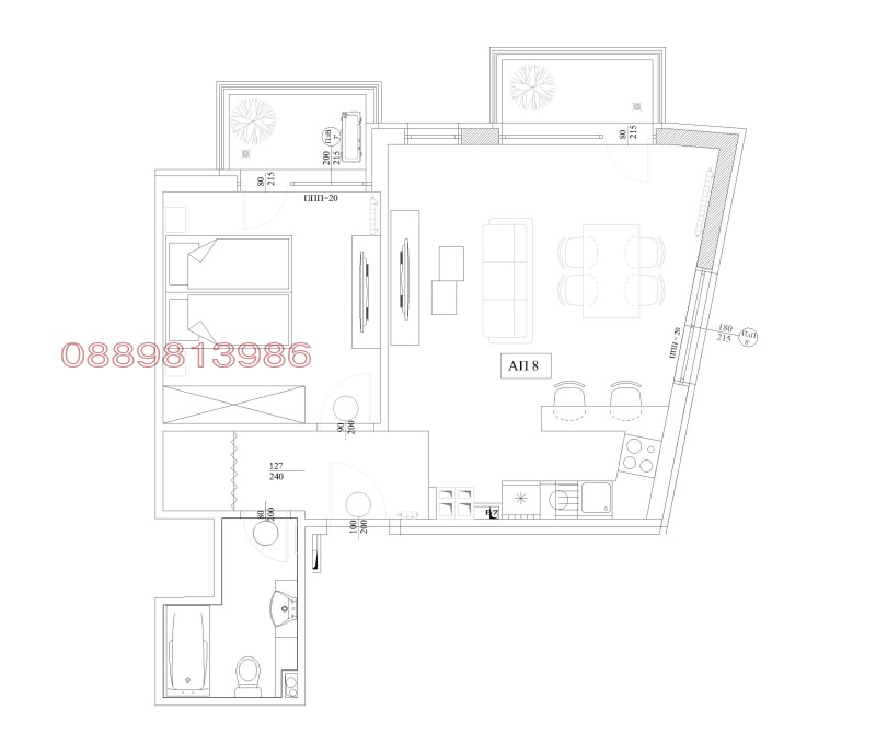 Продава 2-СТАЕН, гр. София, Овча купел, снимка 3 - Aпартаменти - 47419480