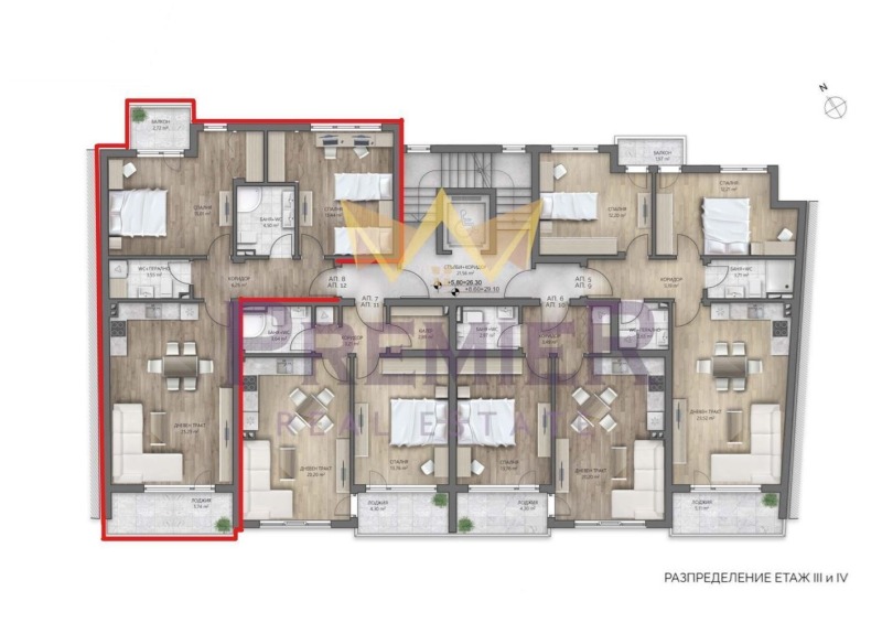 Продава 3-СТАЕН, гр. Варна, Погреби, снимка 8 - Апартаменти - 53588685