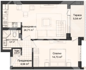 Продажба на двустайни апартаменти в град Пловдив — страница 4 - изображение 20 