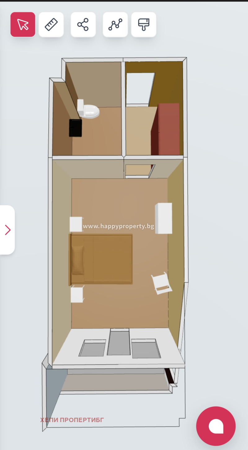 De vânzare  Studio regiunea Burgas , Ravda , 37 mp | 54933715 - imagine [15]