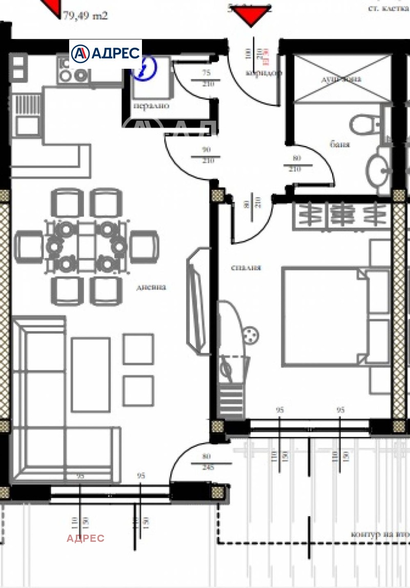 Продава 2-СТАЕН, гр. Варна, Изгрев, снимка 3 - Aпартаменти - 48009662