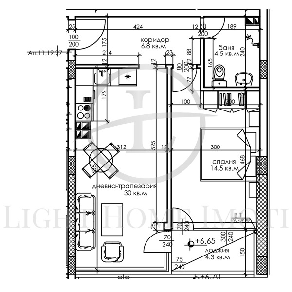 Продаја  1 спаваћа соба Пловдив , Садијски , 69 м2 | 79659979 - слика [12]