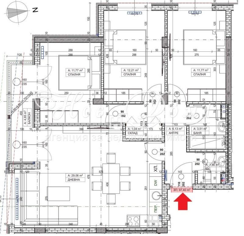 Продава 4-СТАЕН, гр. София, Слатина, снимка 6 - Апартаменти - 53232477