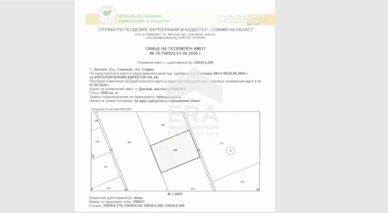Продава ПАРЦЕЛ, гр. Самоков, област София област, снимка 5 - Парцели - 53559078
