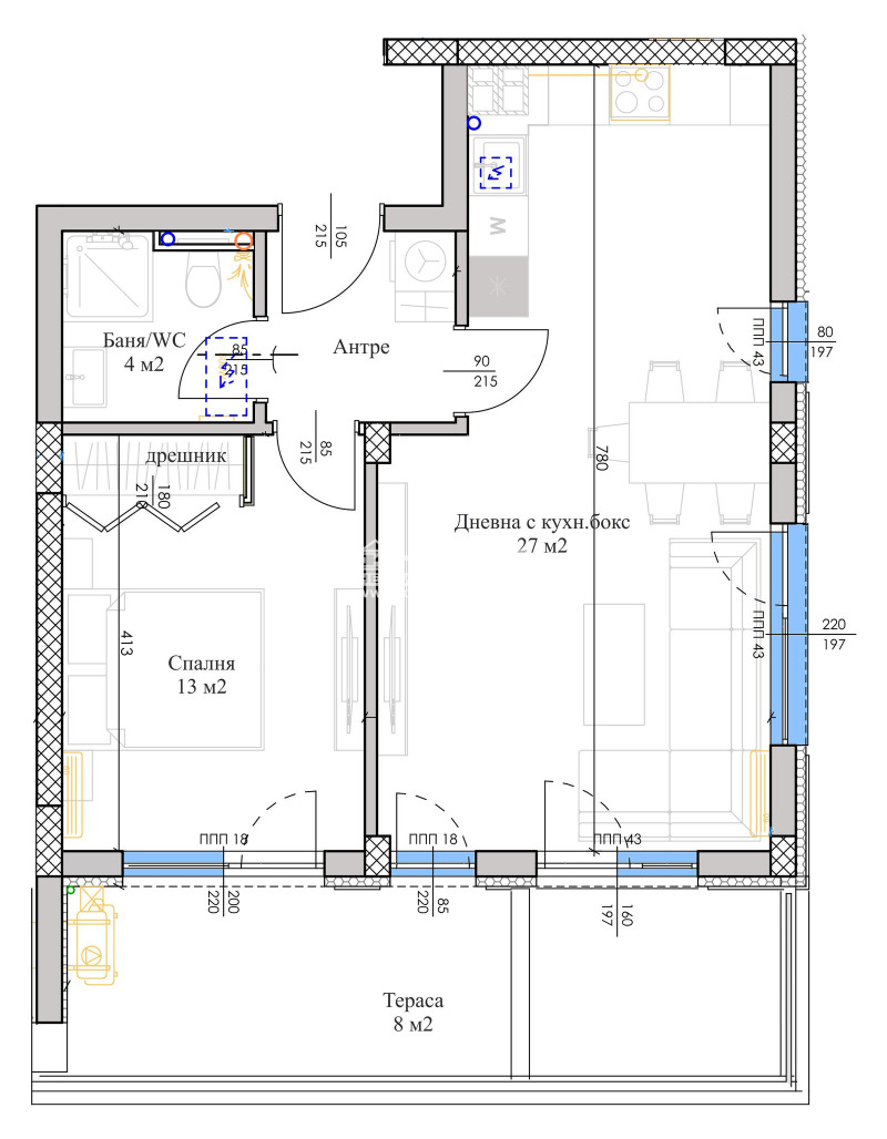 Продава  2-стаен град Пловдив , Беломорски , 75 кв.м | 66532405 - изображение [5]