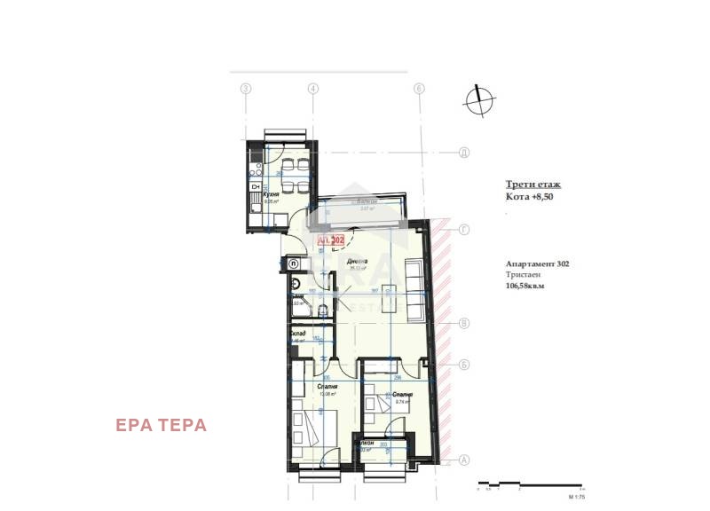 Продава 4-СТАЕН, гр. София, Банишора, снимка 2 - Апартаменти - 54366276