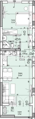 Продава  2-стаен град Пловдив , Южен , 66 кв.м | 62052110 - изображение [2]