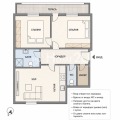 Продава  3-стаен град Варна , Цветен квартал , 74 кв.м | 31610808 - изображение [13]