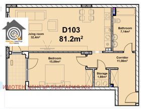 1 bedroom Poligona, Sofia 1