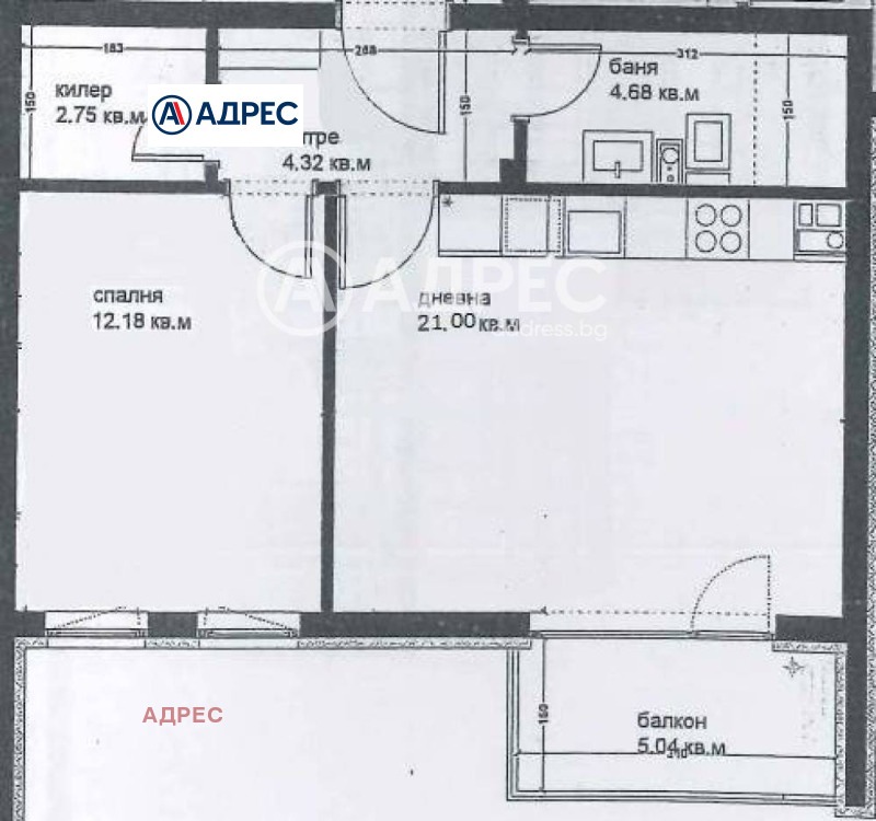 Продава 2-СТАЕН, гр. Варна, Цветен квартал, снимка 2 - Aпартаменти - 47375034