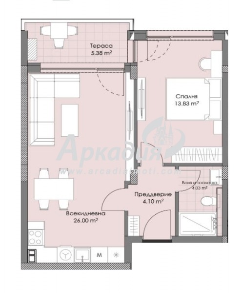 Продава 2-СТАЕН, гр. Пловдив, Остромила, снимка 2 - Aпартаменти - 47548897