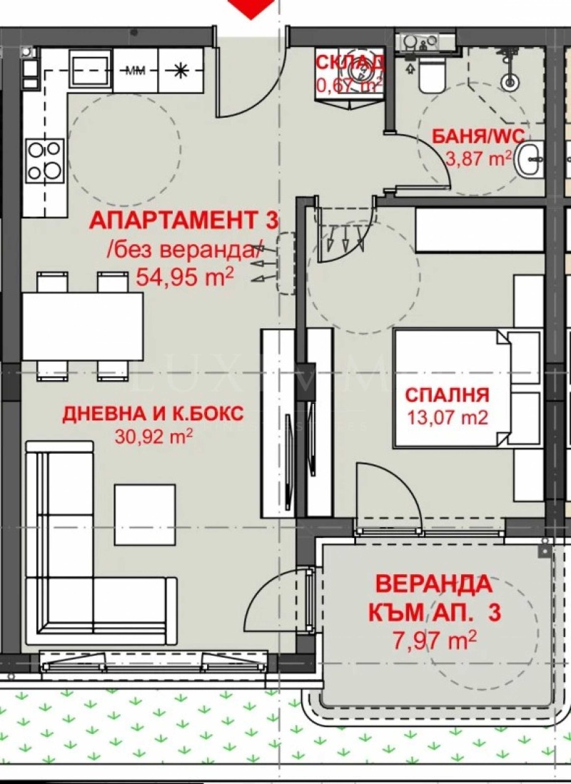 Продава 2-СТАЕН, гр. Черноморец, област Бургас, снимка 2 - Апартаменти - 53023436