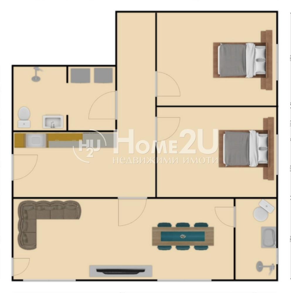 Продава ЕТАЖ ОТ КЪЩА, гр. Черноморец, област Бургас, снимка 7 - Етаж от къща - 53735239