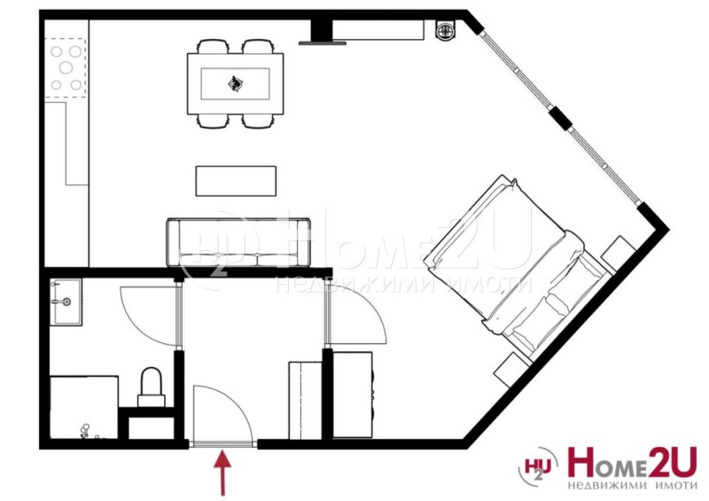 Продава 1-СТАЕН, к.к. Пампорово, област Смолян, снимка 9 - Апартаменти - 53602421