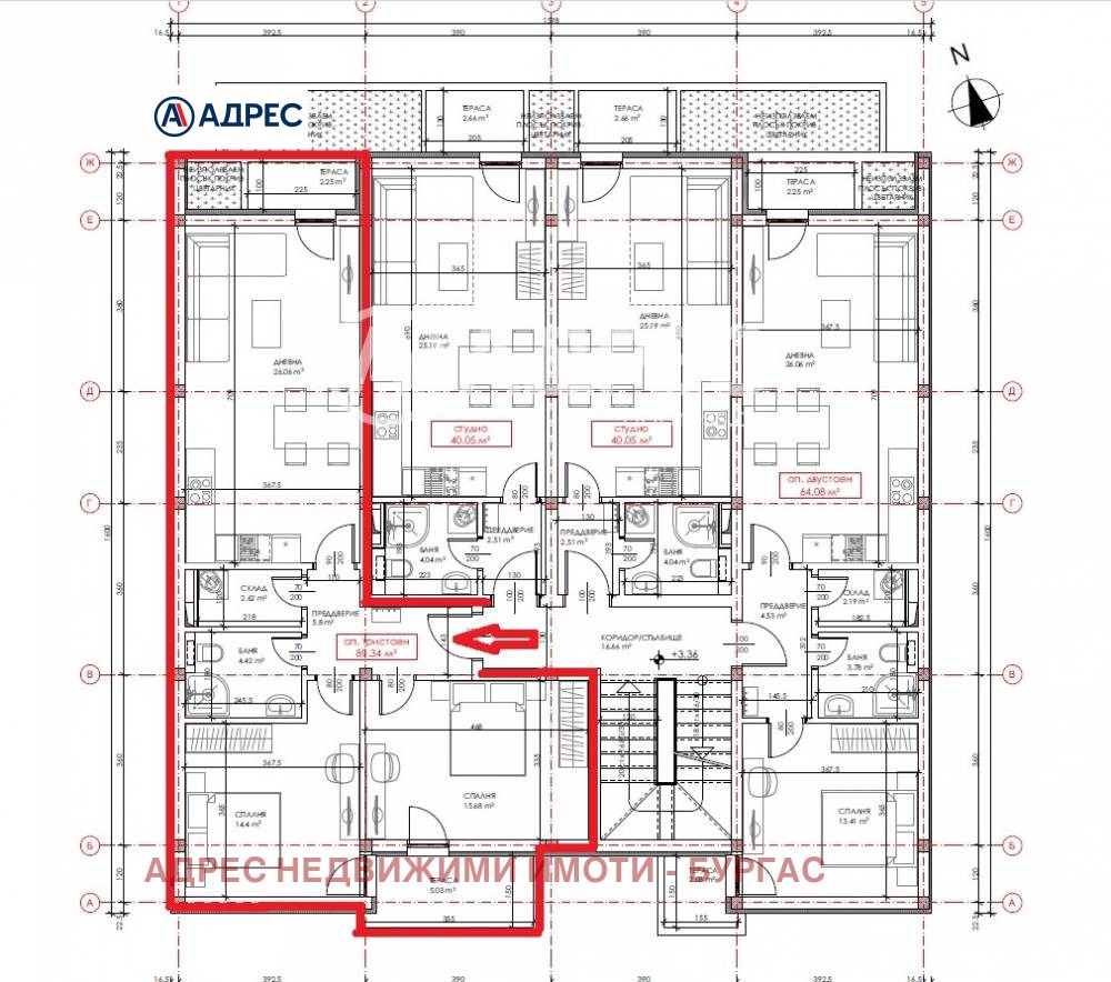 Продава 3-СТАЕН, гр. Приморско, област Бургас, снимка 4 - Апартаменти - 54029802