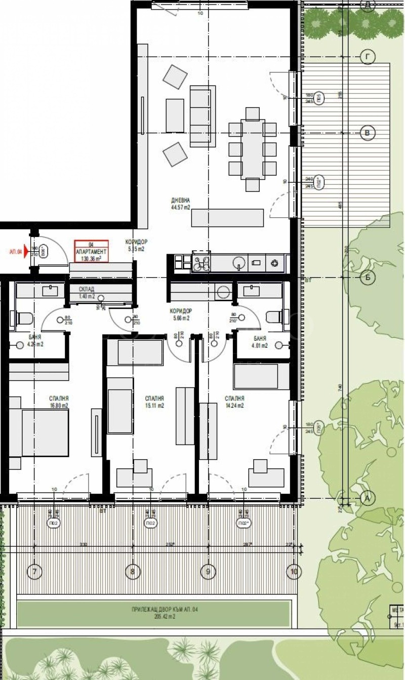 Продается  3 спальни София , Панчарево , 152 кв.м | 42737724 - изображение [3]
