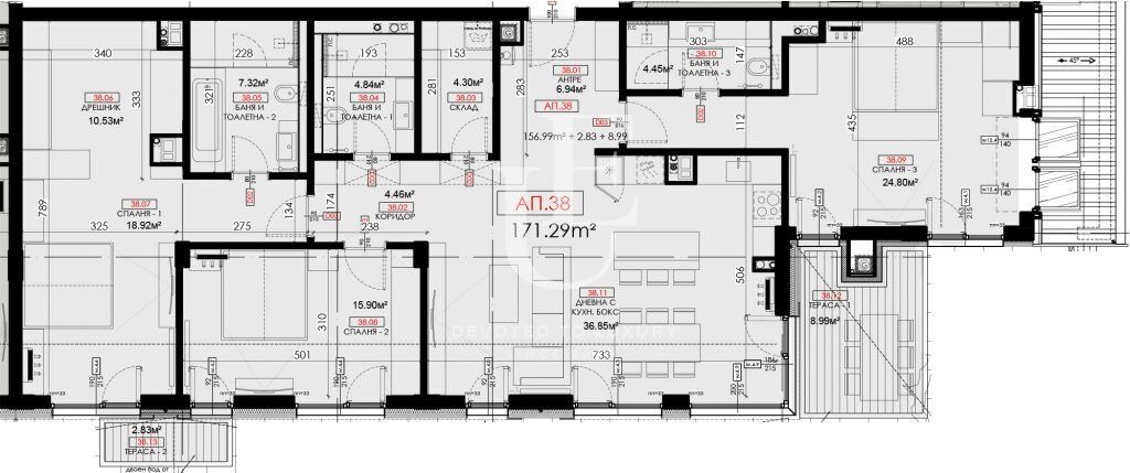 Продава 4-СТАЕН, гр. София, Кръстова вада, снимка 12 - Апартаменти - 54732141